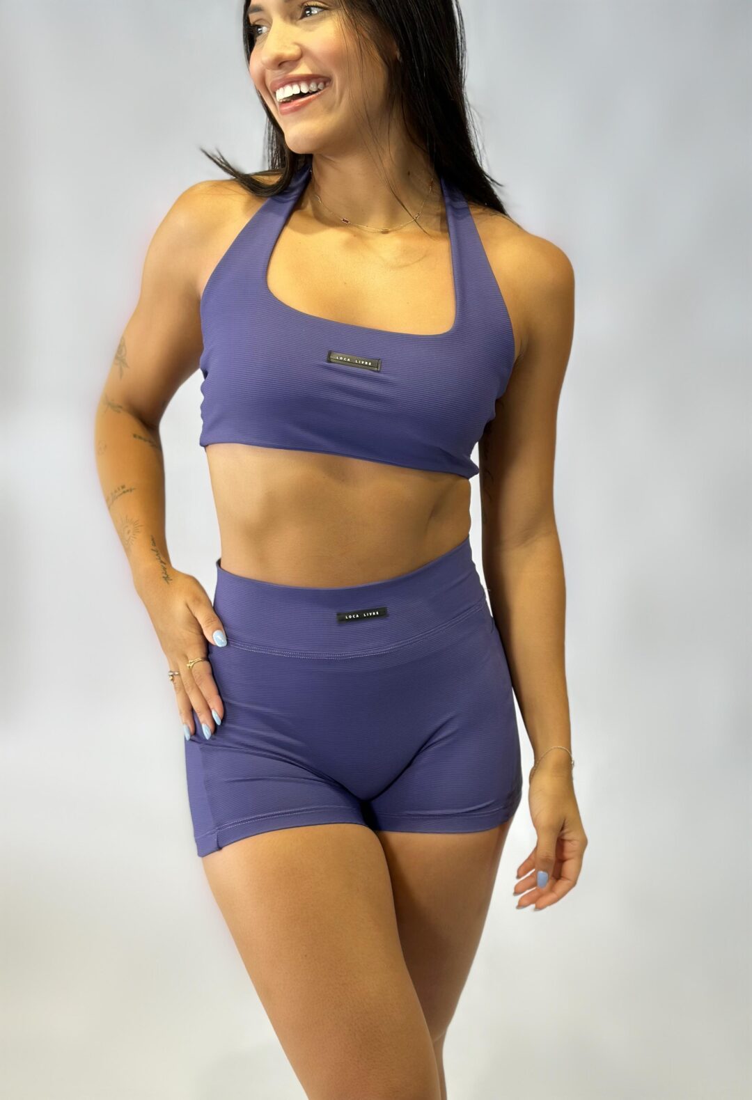 Top Ju Canelado Roxo