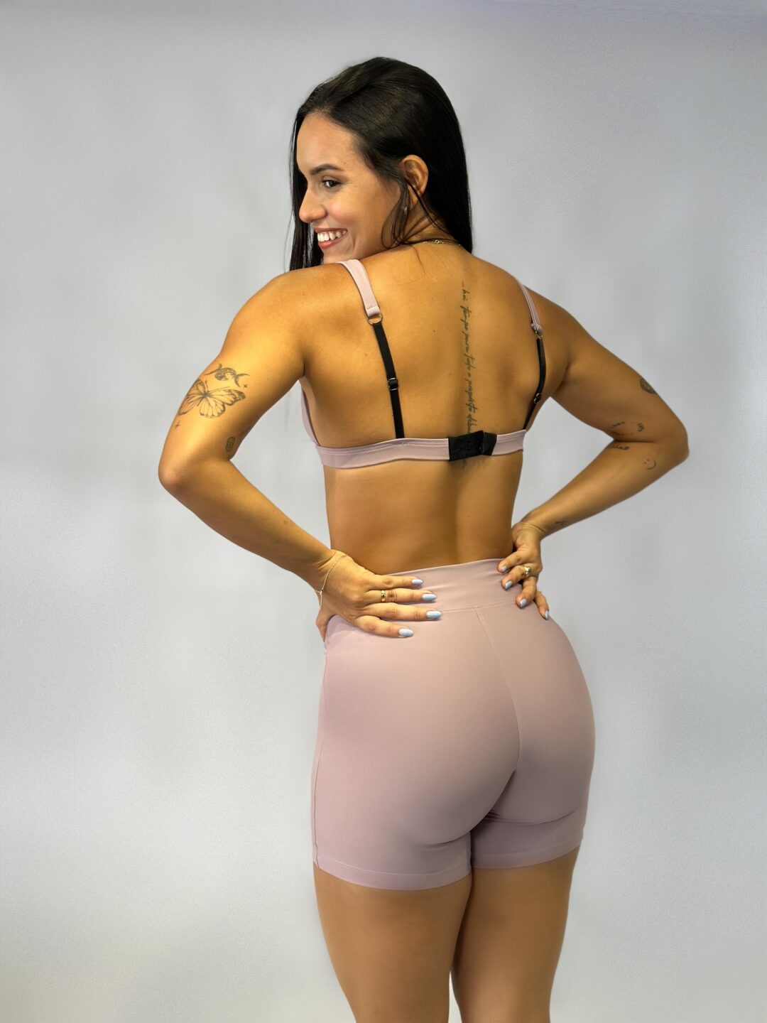 Short Meia Coxa Lilas Loca Latina - Image 2