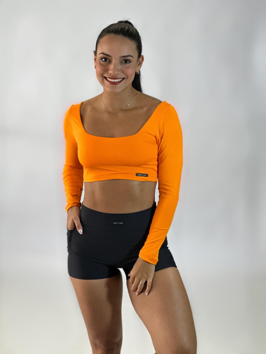 Cropped Luna Laranja