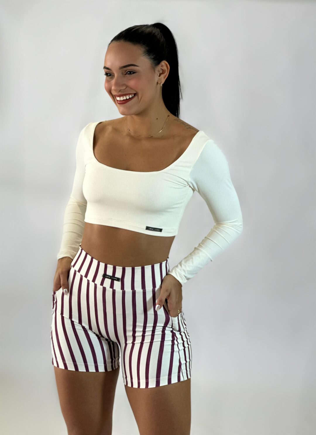 Cropped Luna Off White