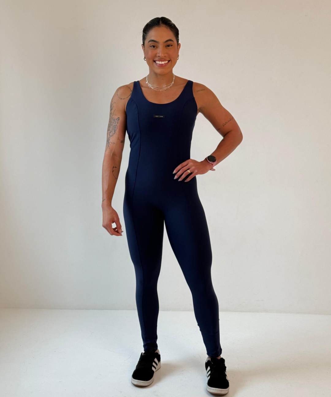 Macacão Lari Azul Marinho