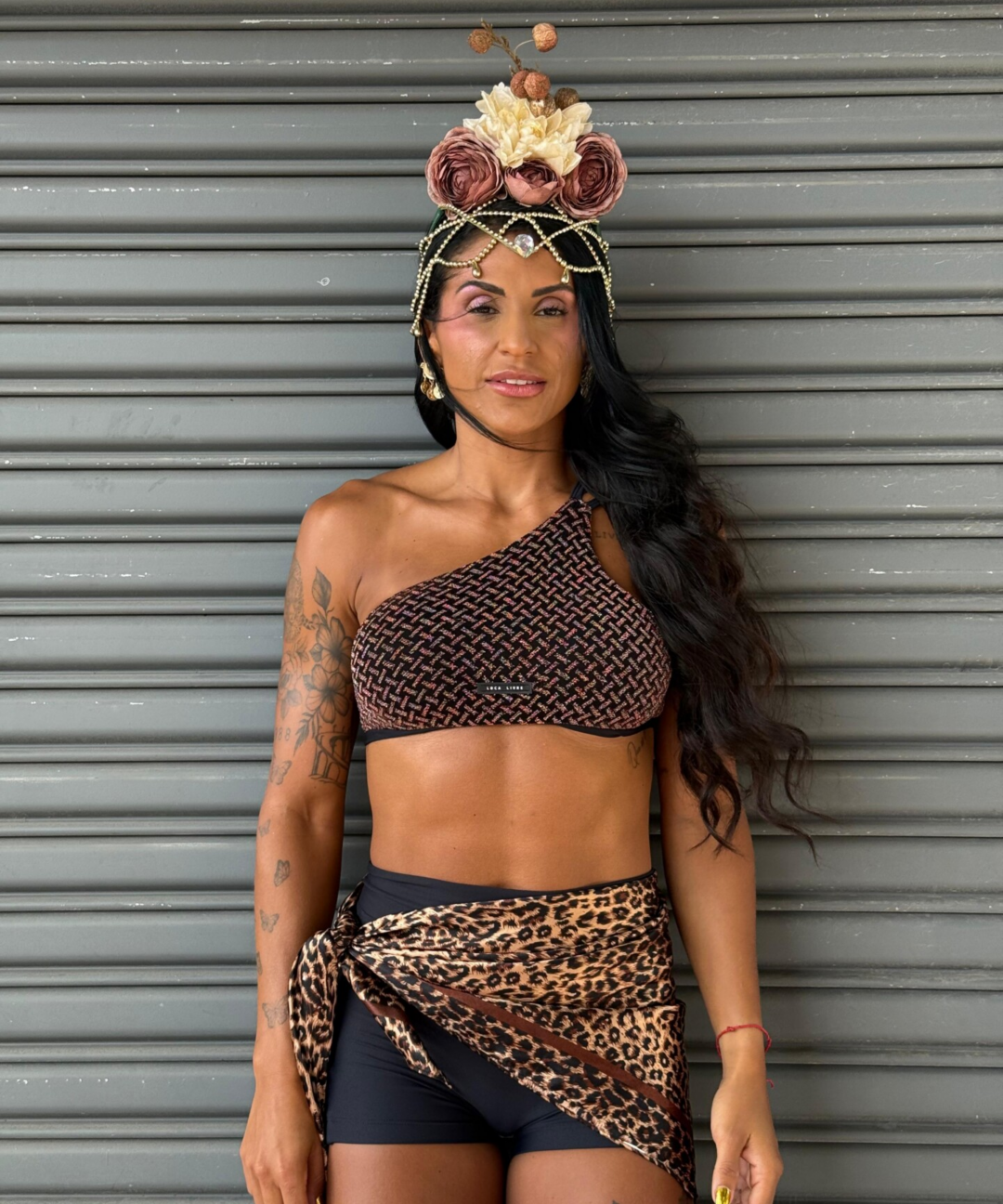 Top Brenda Brilhoso Dourado