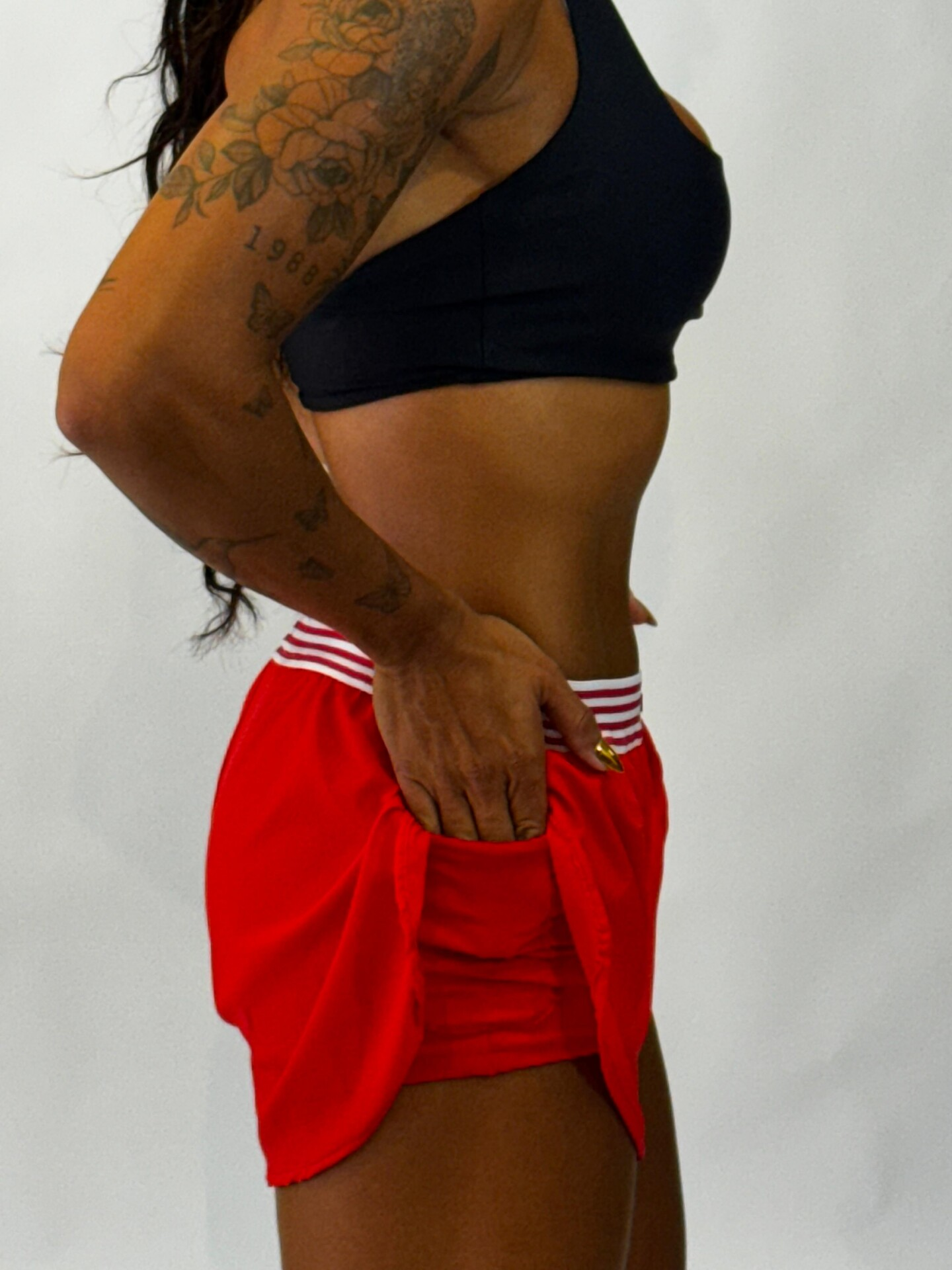 Short run Vermelho com elástico - Imagem 2